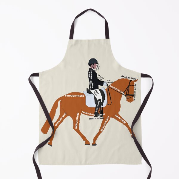 Item preview, Dressage Notes Chestnut horse designed and sold by Scarlet Sung.