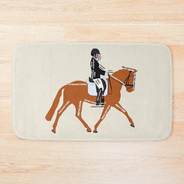 Item preview, Dressage Notes Chestnut horse designed and sold by Scarlet Sung.