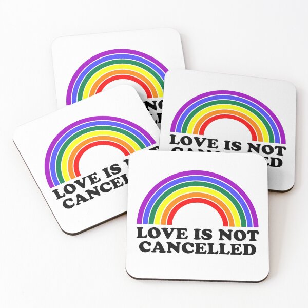Item preview, Love Is Not Cancelled LGBTQIA+ Community designed and sold by MagicBoutique.