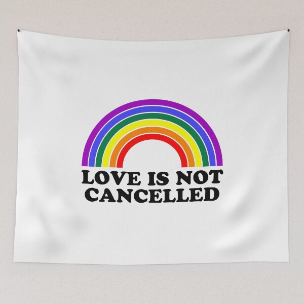 Item preview, Love Is Not Cancelled LGBTQIA+ Community designed and sold by MagicBoutique.