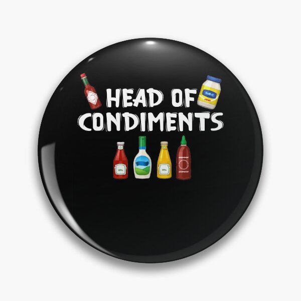 Item preview, Head Of Condiments - Funny BBQ Grilling designed and sold by roxy7922.