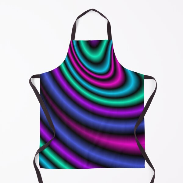 Item preview, Geometric shapes-curly/wavy - purple/green/blue shades designed and sold by wiwiart.