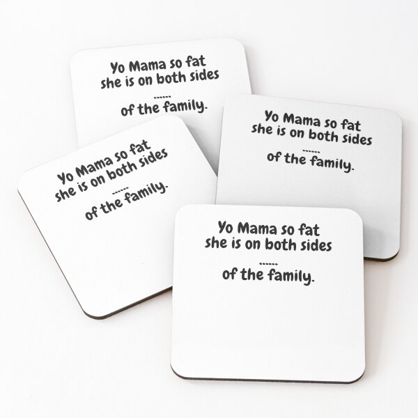 Item preview, Yo Mama Fat, Both Sides designed and sold by MeMerchNDice.