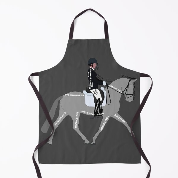 Item preview, Dressage Notes Gray horse designed and sold by Scarlet Sung.