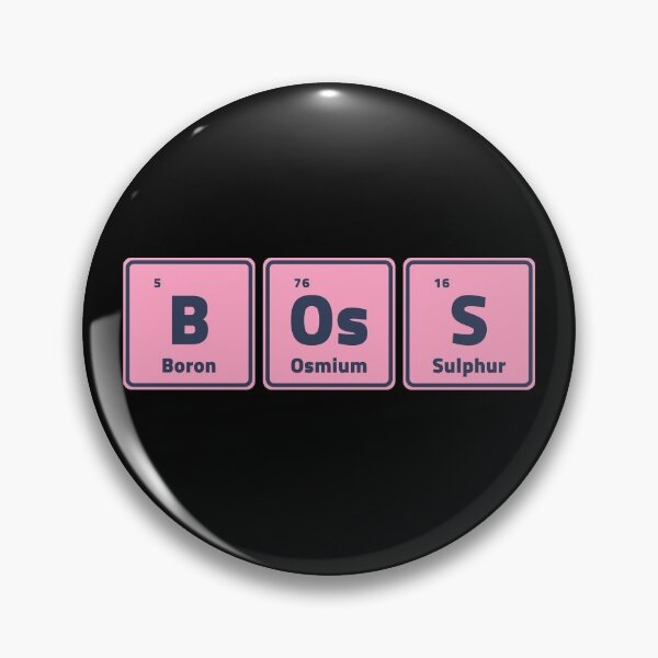Item preview, Boss - Periodic Table Elements designed and sold by m95sim.