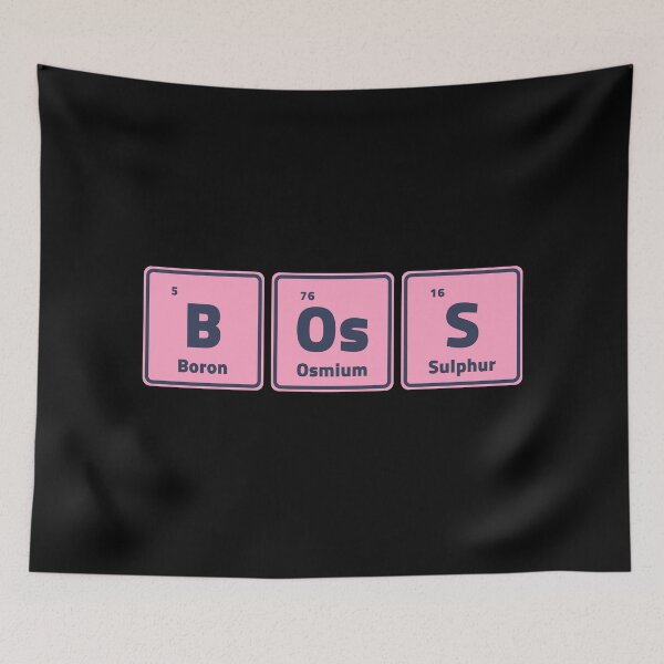 Item preview, Boss - Periodic Table Elements designed and sold by m95sim.