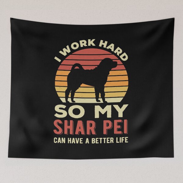 Item preview, Funny Shar Pei designed and sold by artworkbyrihen.