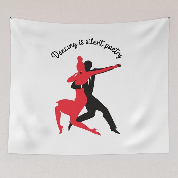 Item preview, Dancing is silent poetry designed and sold by Imakeyouhappy.