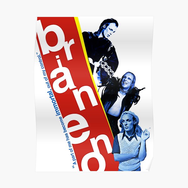 “Brian Eno Poster” Poster by gothbomb | Redbubble