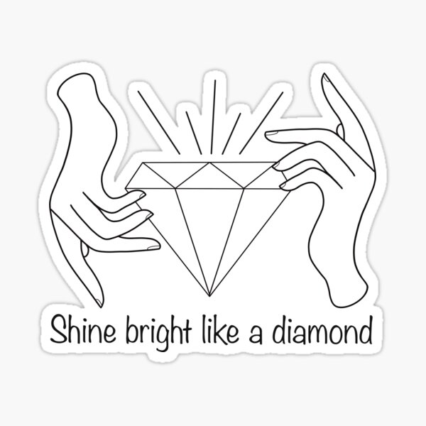 Shine Bright Like A Diamond | Art Board Print