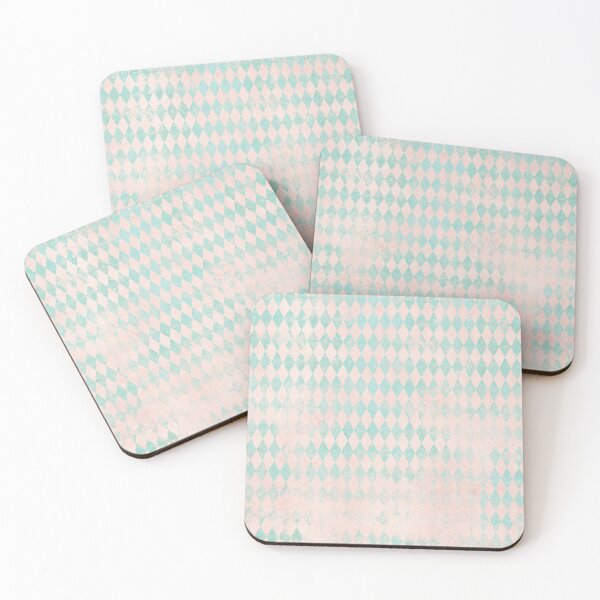 Item preview, Blush and turquoise gothic pattern designed and sold by RoyalPeople.
