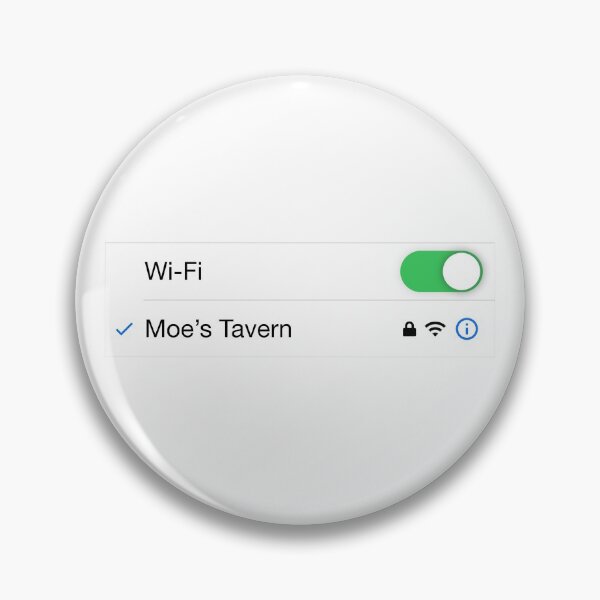 Item preview, Moe's Tavern WiFi Network Design designed and sold by TunnelDesign.