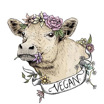 Artwork thumbnail, Daisy Vegan by akashacreative