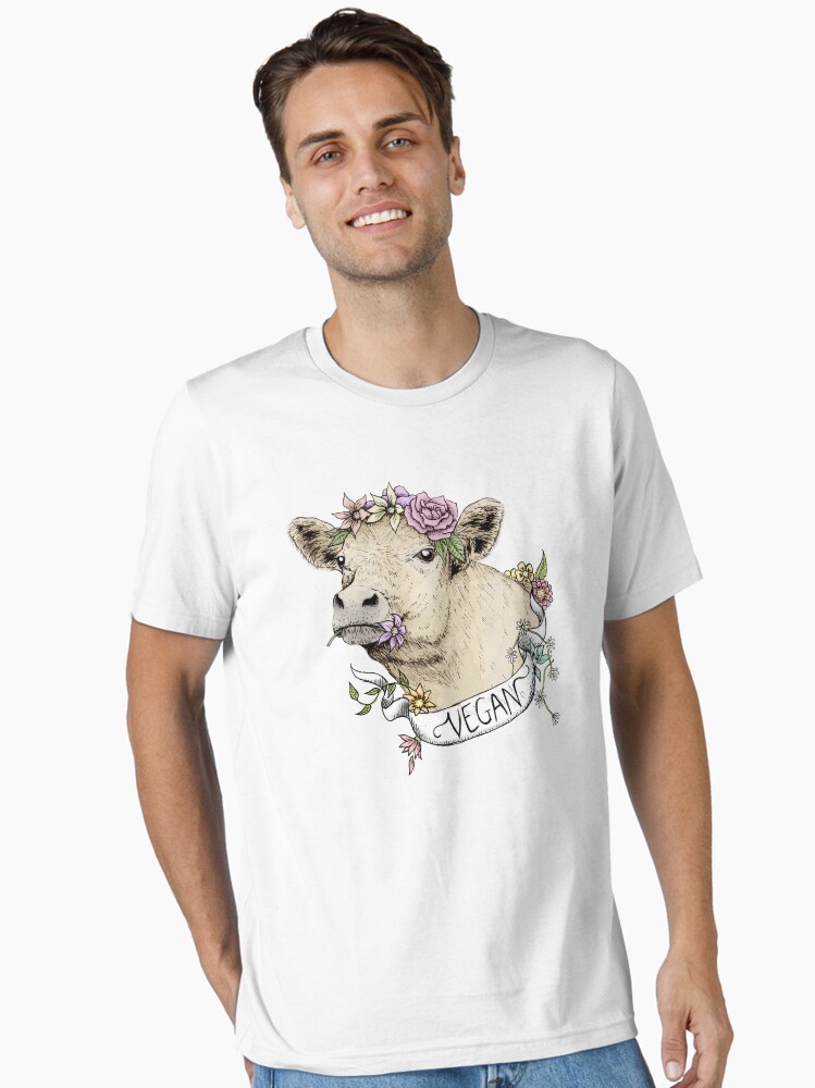 Thumbnail 1 of 7, Essential T-Shirt, Daisy Vegan designed and sold by akashacreative.