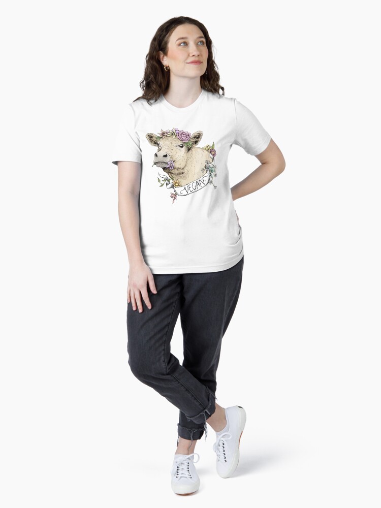 Thumbnail 4 of 7, Essential T-Shirt, Daisy Vegan designed and sold by akashacreative.