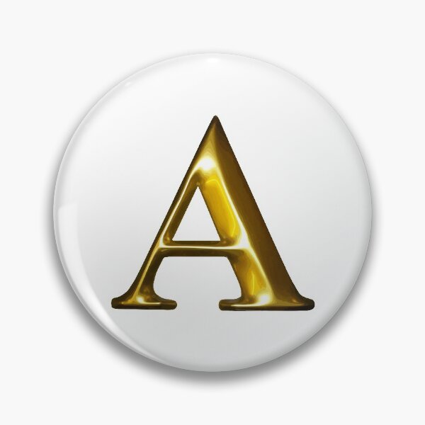 Item preview, 3D letter A sticker designed and sold by stickysterscom.
