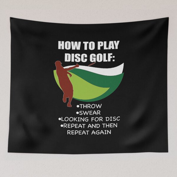 Item preview, Funny How to play disc golf  designed and sold by orangeblue21.