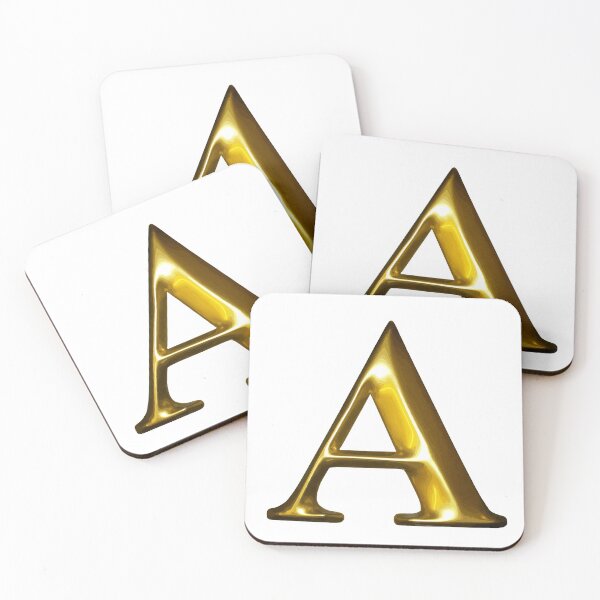 Item preview, 3D letter A sticker designed and sold by stickysterscom.