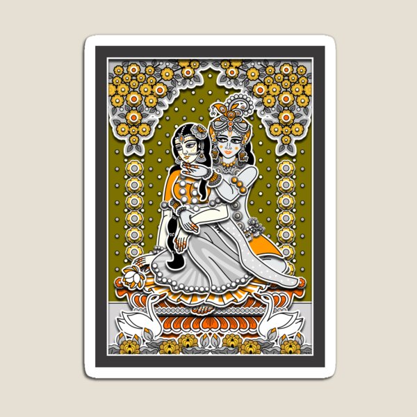 Radha Krishna Magnets For Sale | Redbubble