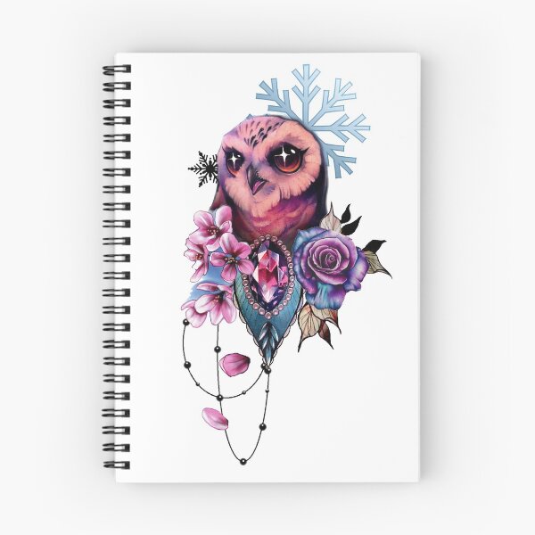 Item preview, Jeweled Snow Owl designed and sold by Nizag315.