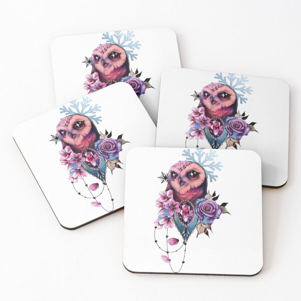 Item preview, Jeweled Snow Owl designed and sold by Nizag315.