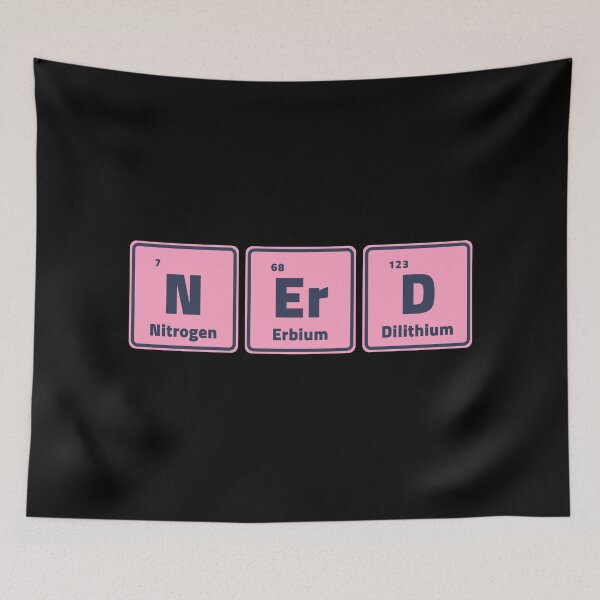 Item preview, Nerd - Periodic Table Elements designed and sold by m95sim.