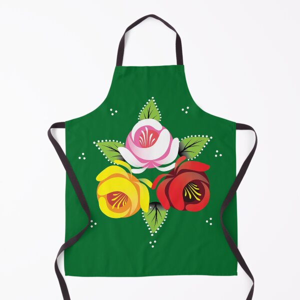 Item preview, Canal Roses Trio Green Background designed and sold by Running-Duck.