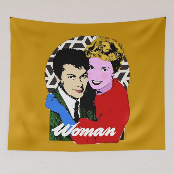 Item preview, Tony Curtis and Janet Leigh Film Stars Hollywood Colourful designed and sold by KALEIDOSCOPE UK.