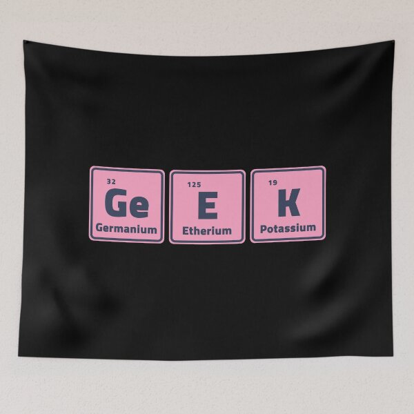 Item preview, Geek - Periodic Table Elements designed and sold by m95sim.