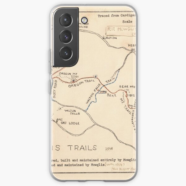 Mowglis Trails Map - 1951 Samsung Galaxy Soft Case