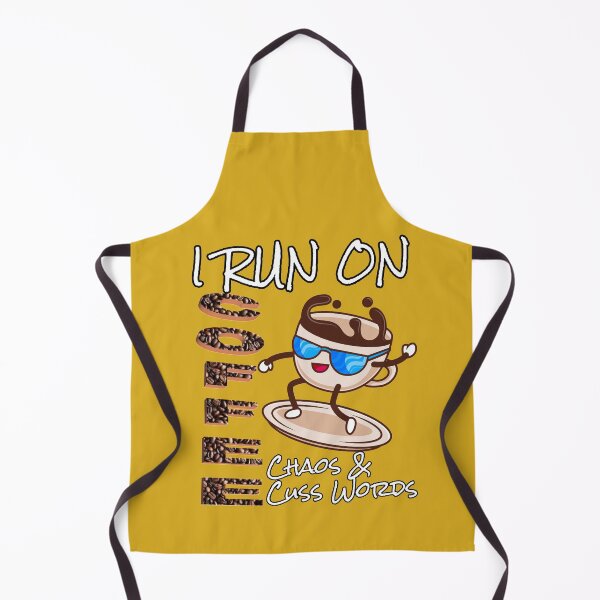 Item preview, I Run on Coffee Chaos and Cuss Words | Funny Coffee designed and sold by hanlynstyle.