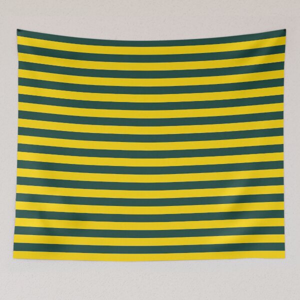 Item preview, Nottingham University Green and Gold Stripes designed and sold by PotsPrints.