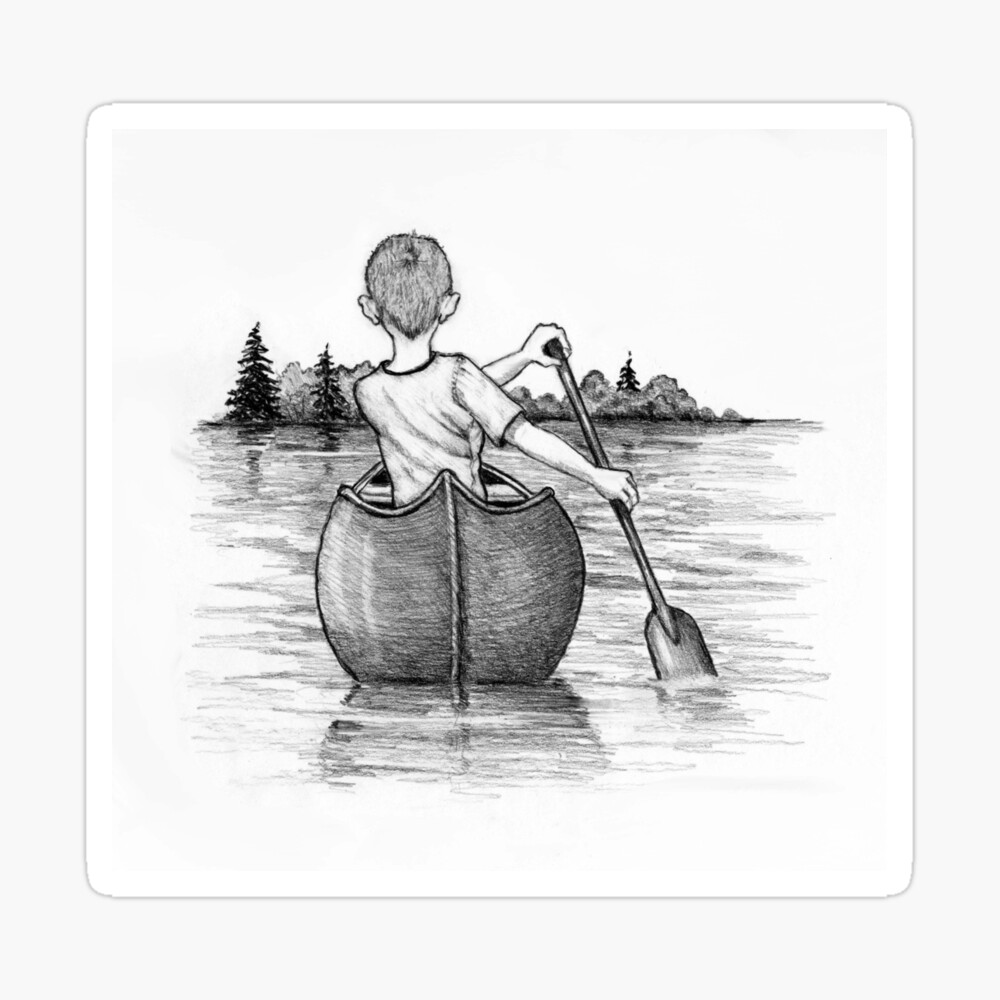 Canoe stock illustration Illustration of wooden canoe  46730383