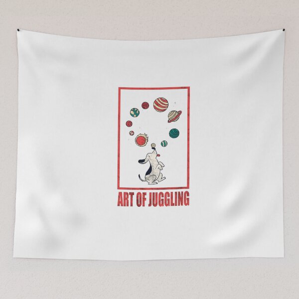Item preview, Juggling juggling dog juggling planets designed and sold by lsvds.