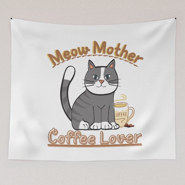 Item preview, Cat mother coffee lover designed and sold by InkmanTFactory.