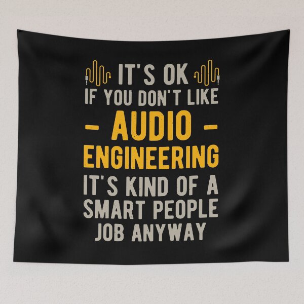 Item preview, Funny Audio Sound Engineer designed and sold by artworkbyrihen.