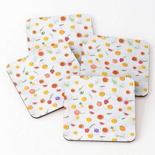 Item preview, White, Red, Green and Yellow Fruits designed and sold by HypeElegance.