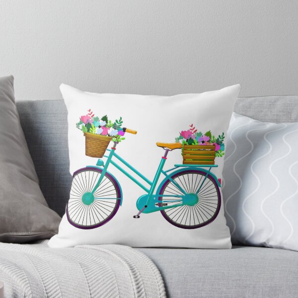 Item preview, Bicycle - Bicycle with Flowers designed and sold by Zuly5.