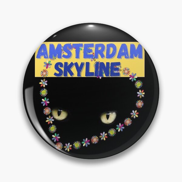Item preview, Amsterdam Skyline Cat designed and sold by Lar888.