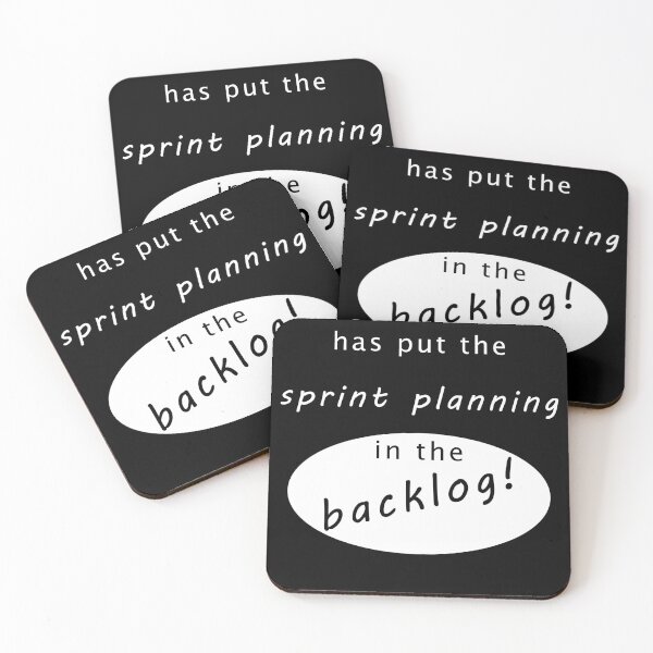 Item preview, Scrum master put sprint planning in backlog designed and sold by svanaerschot.