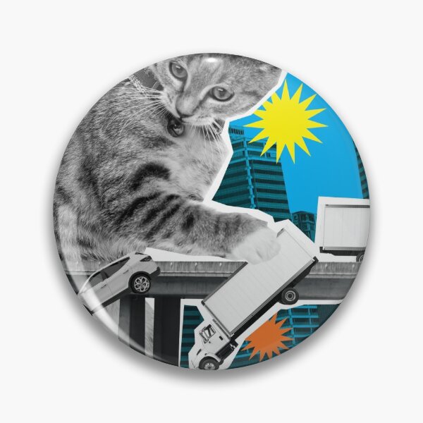 Item preview, KATZILLAZ - 01 - FLYOVER ASSAULT - FELINE KAIJU - MONSTER CAT !!! designed and sold by Clifford Hayes.