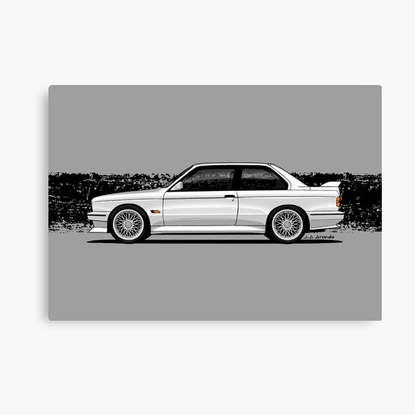 Range clef mural silhouette BMW M3 E36 - Équipement auto