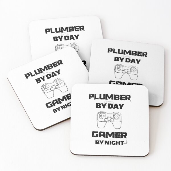 Item preview, Plumber by day Gamer by night designed and sold by EclairVanilla.