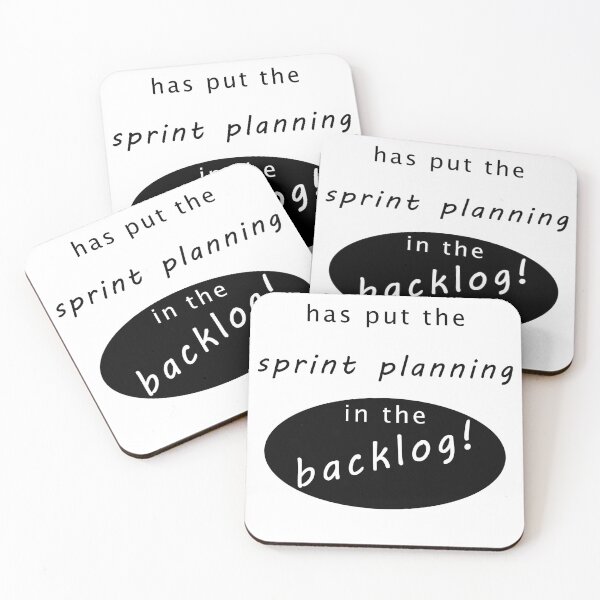 Item preview, Scrum master put sprint planning in backlog designed and sold by svanaerschot.