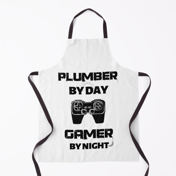 Item preview, Plumber by day Gamer by night designed and sold by EclairVanilla.