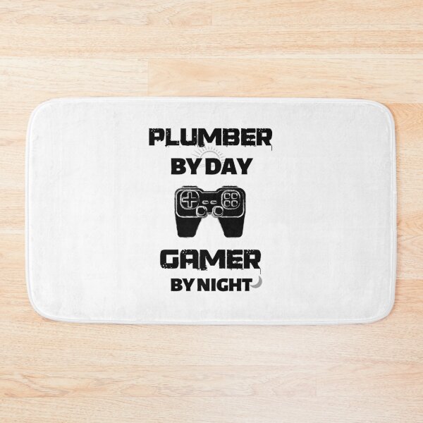 Item preview, Plumber by day Gamer by night designed and sold by EclairVanilla.