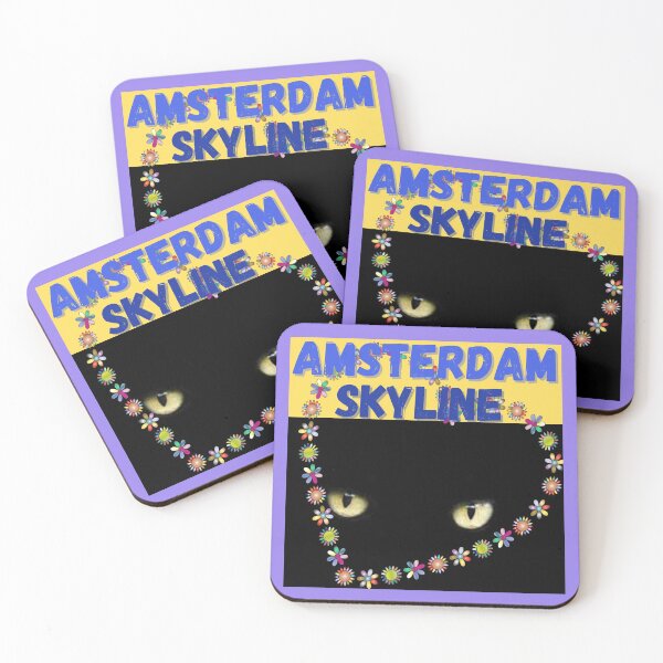 Item preview, Amsterdam Skyline Cat designed and sold by Lar888.