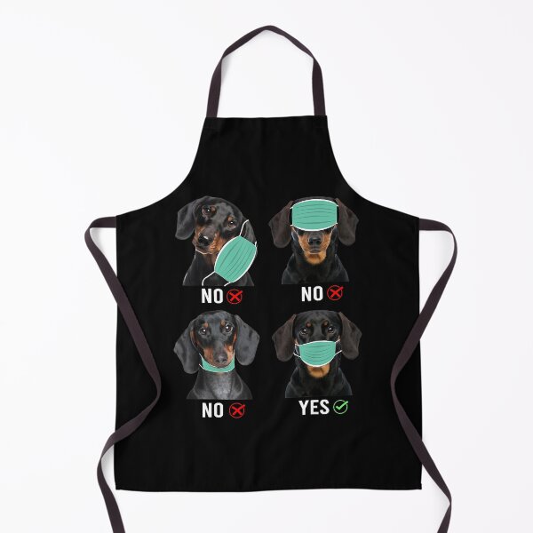 Item preview, Dachshund Dogs Right Way To Wear Mask Funny Dog Lover designed and sold by HenningMadsen.