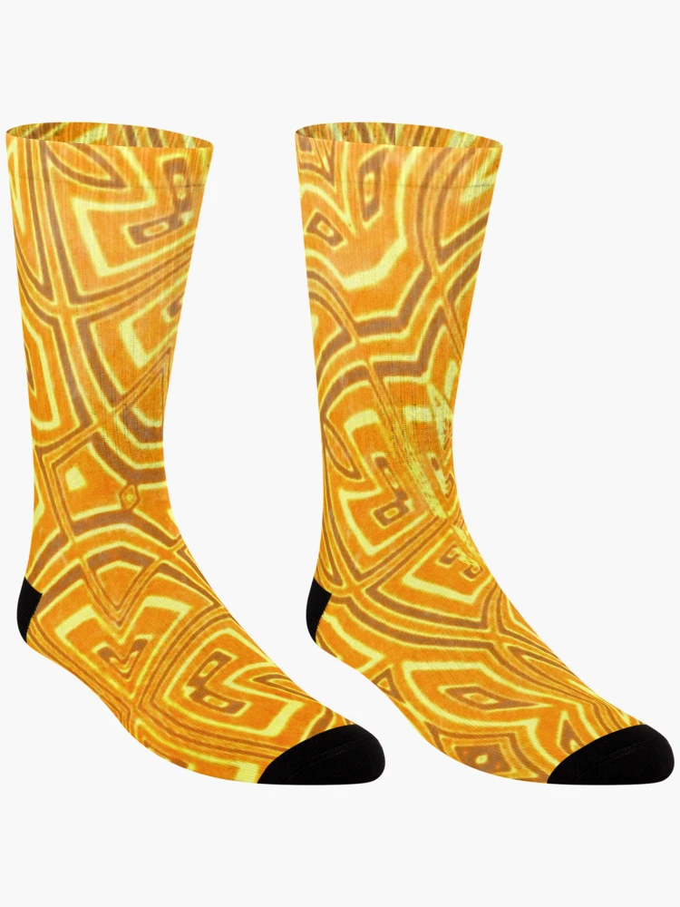 Thumbnail 3 of 5, Socks, Butterfly Abstract Pattern designed and sold by Lynn Marie Sharp.