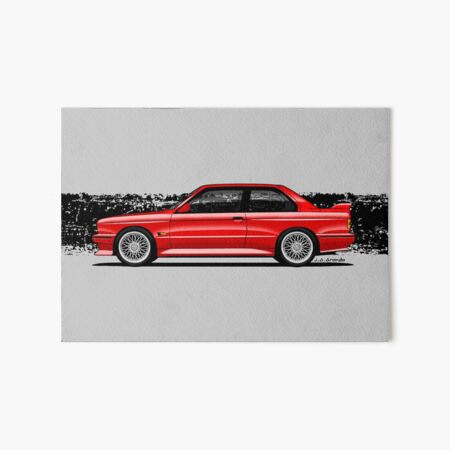 Cars035 Red BMW Dirty E30 M3 Canvas Art Ready to Hang Picture Print Cars035 Red BMW Dirty E30 M3 Canvas Art Ready to Hang Picture Print